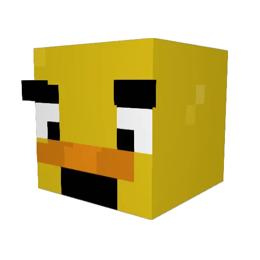 Him_2344 Minecraft avatar head, 3D render