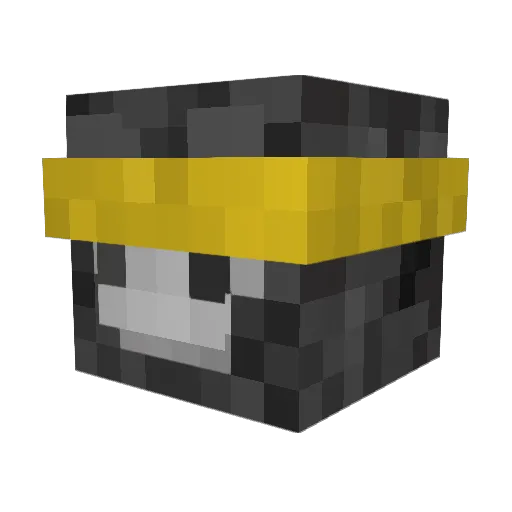 Him_fr12345 Minecraft avatar head, 3D render