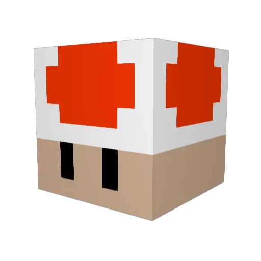 Himalcarion Minecraft avatar head, 3D render