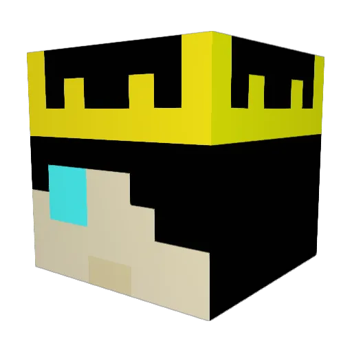Himate126 Minecraft avatar head, 3D render