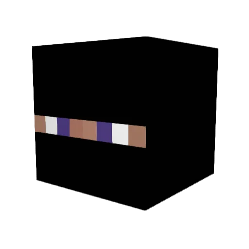Himesisgod Minecraft avatar head, 3D render