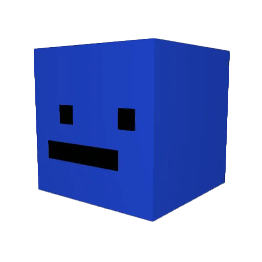 Himmmothy Minecraft avatar head, 3D render
