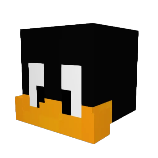HimmyNeutron2 Minecraft avatar head, 3D render
