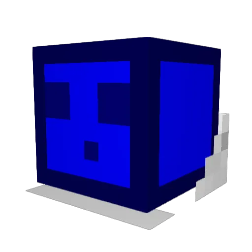Himsi240 Minecraft avatar head, 3D render