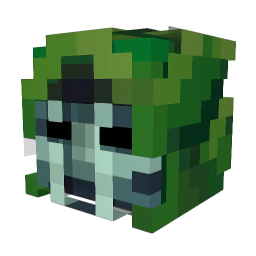 Himzeras_17 Minecraft avatar head, 3D render