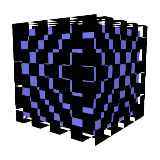 Hin114 Minecraft avatar head, 3D render