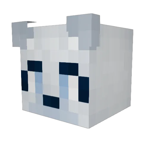 HinDy_24 Minecraft avatar head, 3D render
