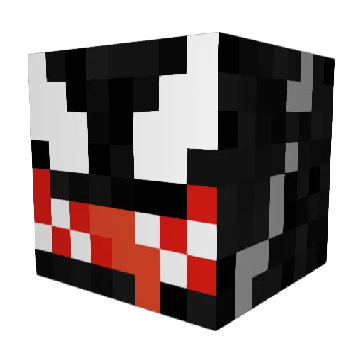 Hin_J Minecraft avatar head, 3D render