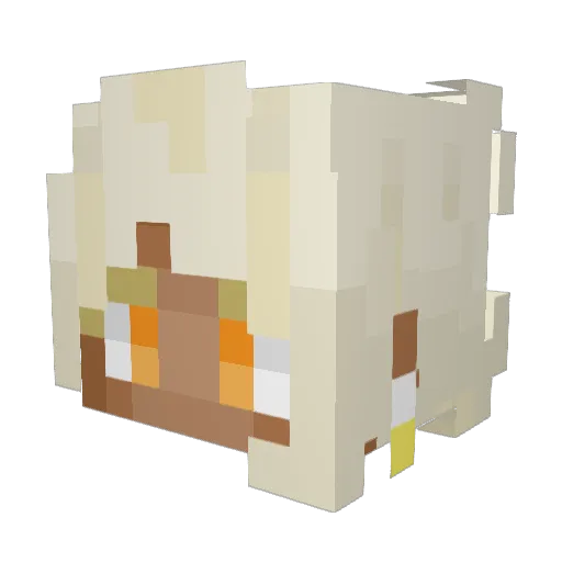 Hinagon9678 Minecraft avatar head, 3D render