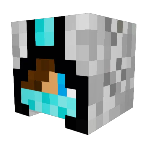 Hinckelstein Minecraft avatar head, 3D render