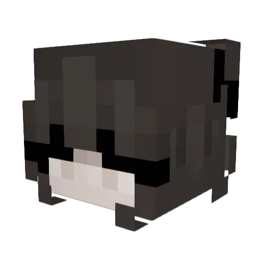 Hindbearsnit Minecraft avatar head, 3D render