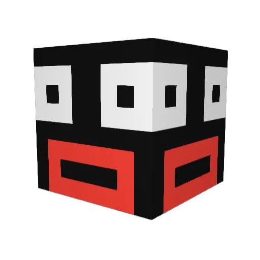 Hindufume55 Minecraft avatar head, 3D render