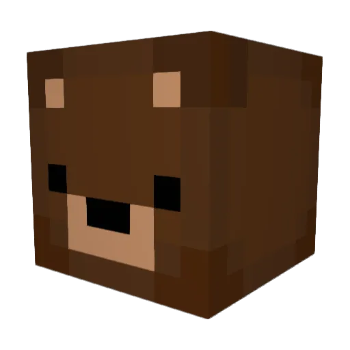Hine57 Minecraft avatar head, 3D render