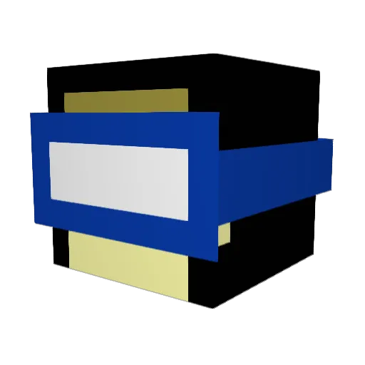 HingeDaniel Minecraft avatar head, 3D render