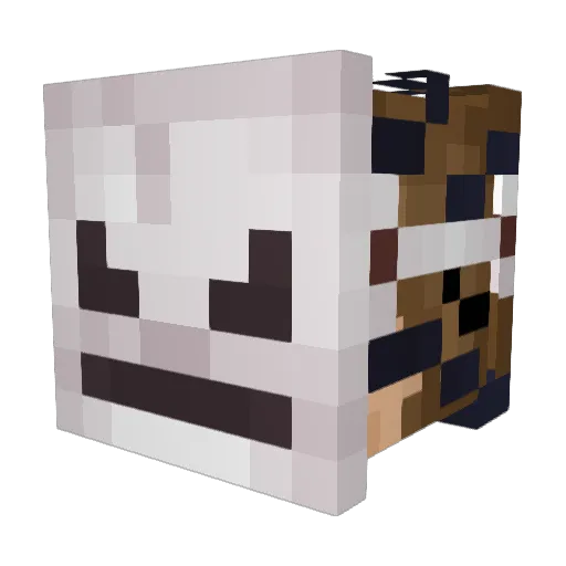 Hinkeli Minecraft avatar head, 3D render