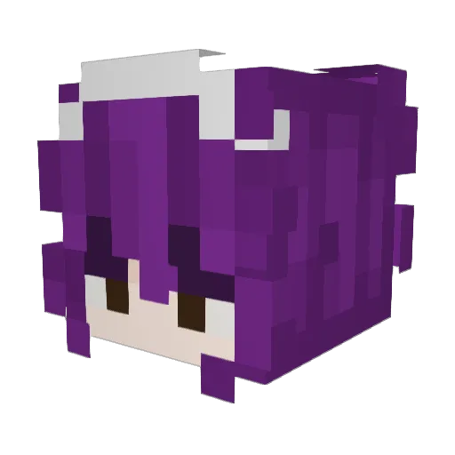 Hinx1 Minecraft avatar head, 3D render