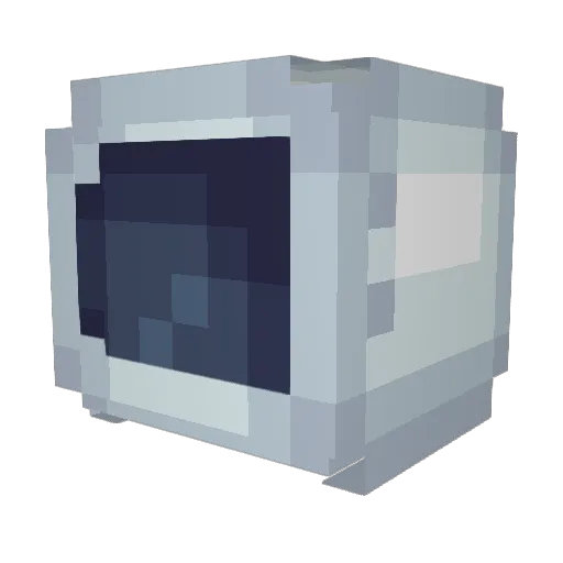 Hio_27 Minecraft avatar head, 3D render
