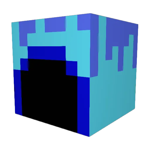 Hionker Minecraft avatar head, 3D render