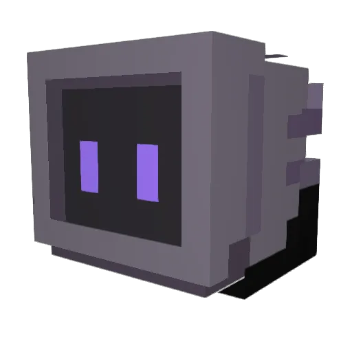 HiperLOL Minecraft avatar head, 3D render