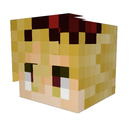 Hipper982 Minecraft avatar head, 3D render