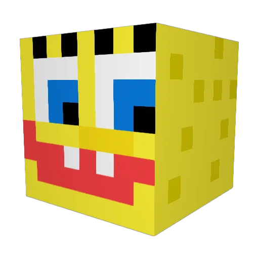 HippiBici2007 Minecraft avatar head, 3D render