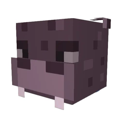 Hippo360Superman Minecraft avatar head, 3D render