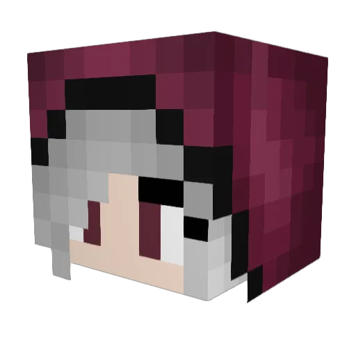 HipposandLasers Minecraft avatar head, 3D render