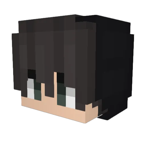Hipstaaar Minecraft avatar head, 3D render