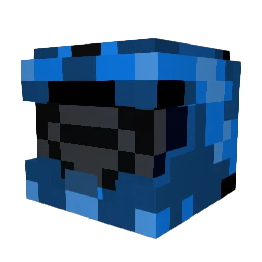 Hiram55 Minecraft avatar head, 3D render
