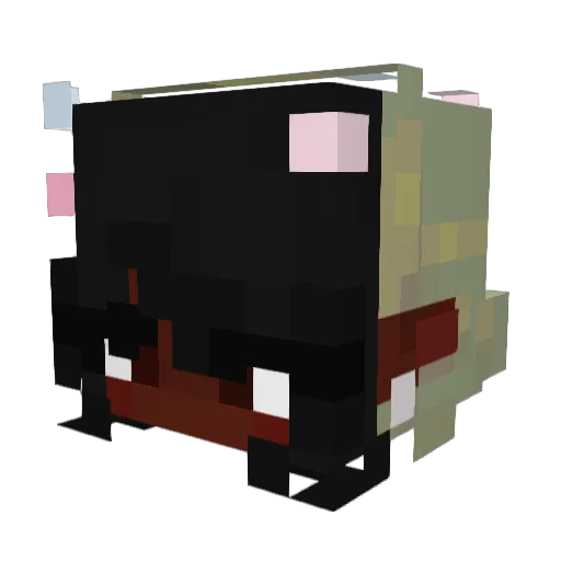 Hirby1 Minecraft avatar head, 3D render