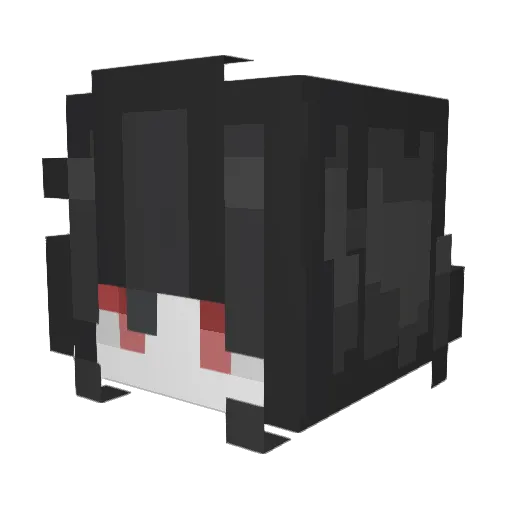 Hirers Minecraft avatar head, 3D render