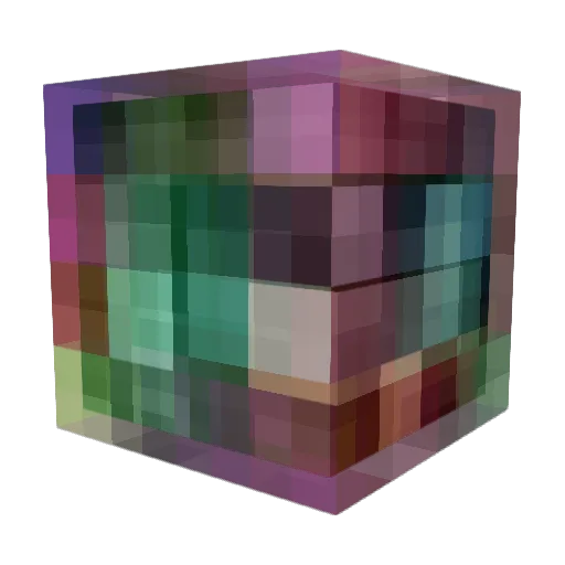 Hirid Minecraft avatar head, 3D render
