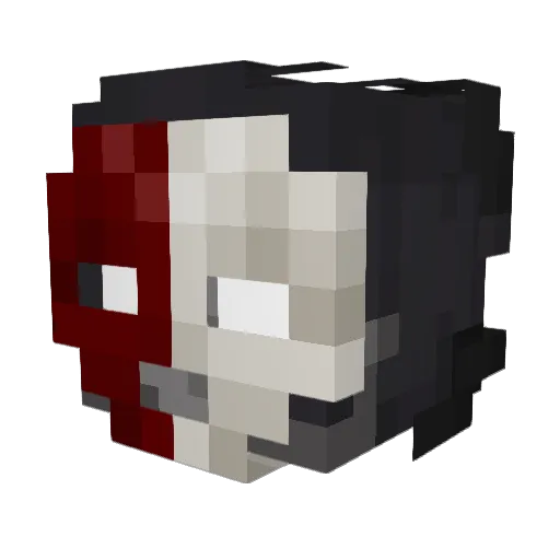 Hiro1987xd Minecraft avatar head, 3D render