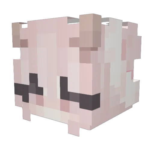 HiroMamoru Minecraft avatar head, 3D render