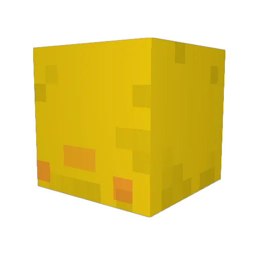 Hirobooow Minecraft avatar head, 3D render