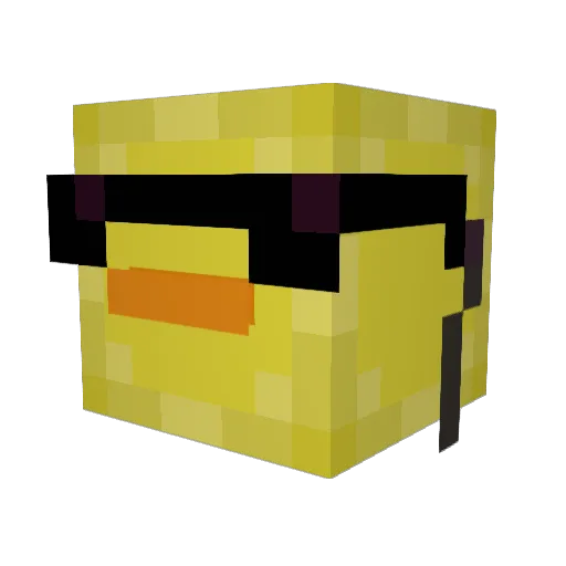 Hirose_69 Minecraft avatar head, 3D render