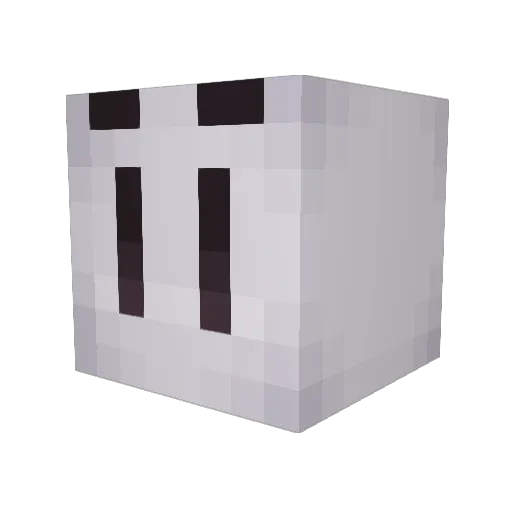 Hirosmiles Minecraft avatar head, 3D render