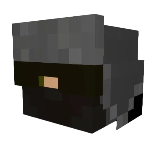 Hirschnacken1337 Minecraft avatar head, 3D render