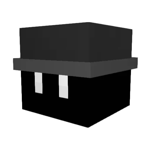 Hiru0384 Minecraft avatar head, 3D render