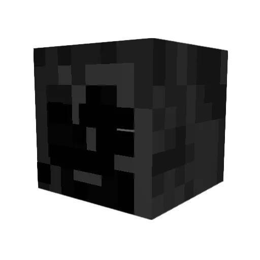 Hirudin Minecraft avatar head, 3D render