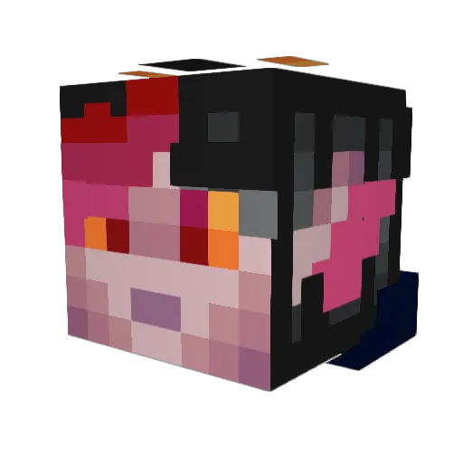 HirudineaEden Minecraft avatar head, 3D render