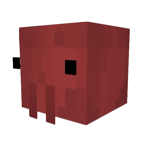 Hirukio8 Minecraft avatar head, 3D render