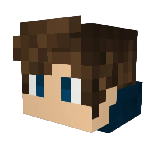 HirundoDaurica Minecraft avatar head, 3D render