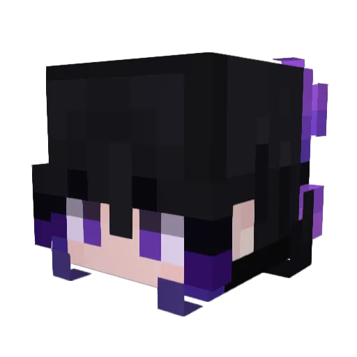 HisFemboyUwU Minecraft avatar head, 3D render