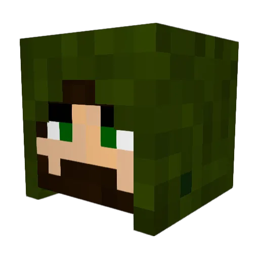 HisNameIsNoMore Minecraft avatar head, 3D render