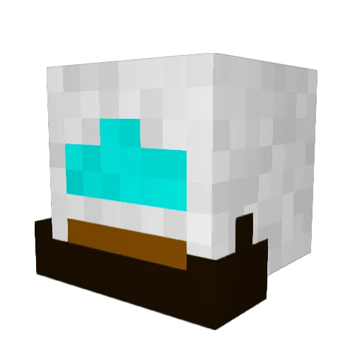 HisNewcastle Minecraft avatar head, 3D render