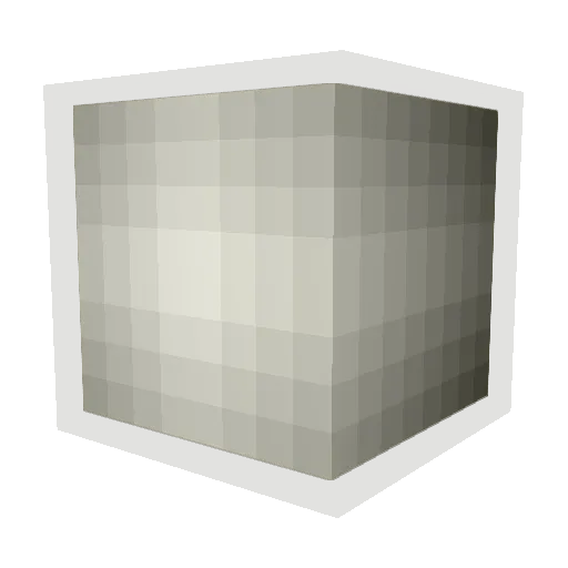 Hisssok Minecraft avatar head, 3D render