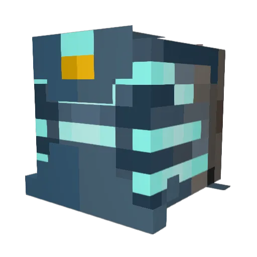 HistoricEye Minecraft avatar head, 3D render