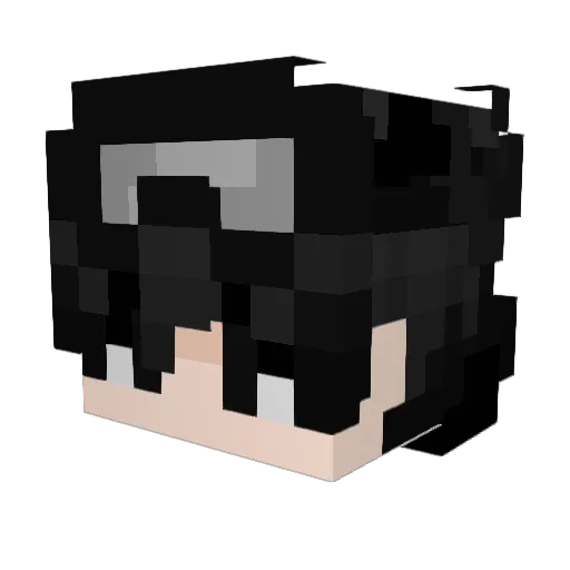 Historicking Minecraft avatar head, 3D render