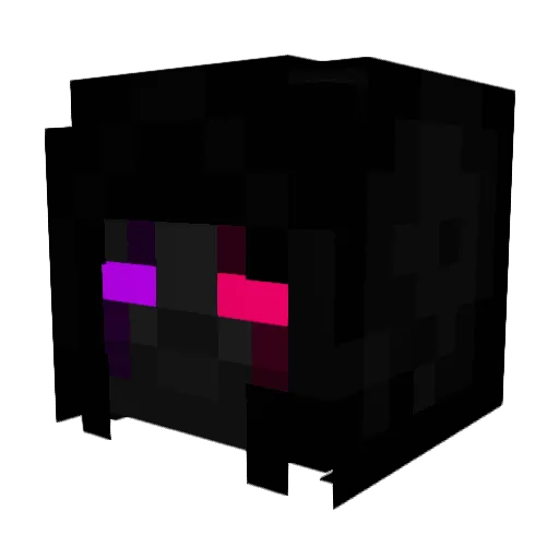 Hisvet Minecraft avatar head, 3D render